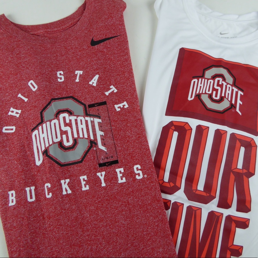 Nike Ohio State OSU Buckeyes T-shirt Bundle NWT